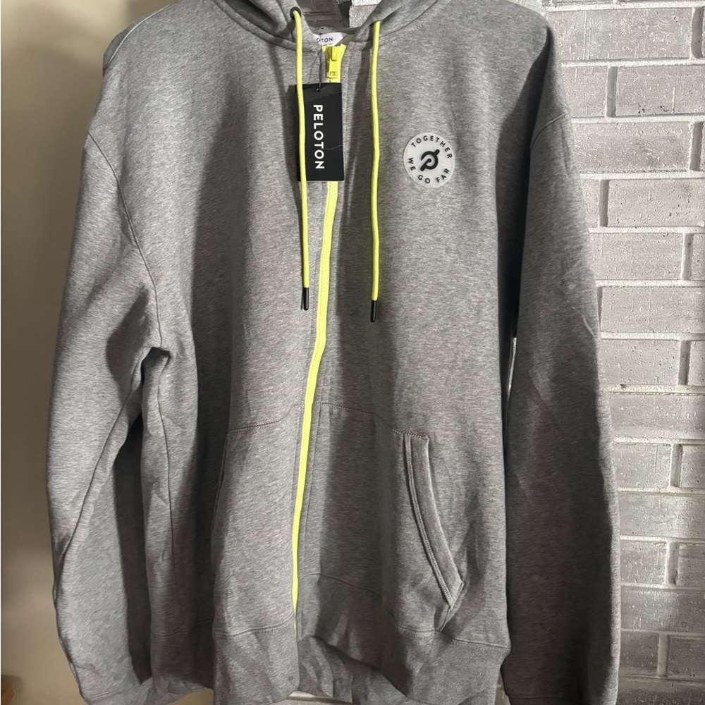 Peloton zip up hoodie size large